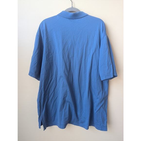Peter Millar Light Blue Summer Golf Polo Shirt Mens Large - Picture 5 of 5